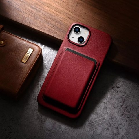 ICarer Etui na telefon iCarer Case Leather z naturalnej skóry do iPhone 14 Plus czerwony (kompatybilne z MagSafe) ICarer Etui na telefon iCarer Case Leather z naturalnej skóry do iPhone 14 Plus czerwony (kompatybilne z MagSafe)