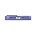 ICarer Etui na telefon iCarer Case Leather z naturalnej skóry do iPhone 14 Plus jasnofioletowy (kompatybilne z MagSafe)
