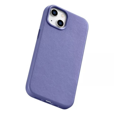 ICarer Etui na telefon iCarer Case Leather z naturalnej skóry do iPhone 14 Plus jasnofioletowy (kompatybilne z MagSafe) ICarer Etui na telefon iCarer Case Leather z naturalnej skóry do iPhone 14 Plus jasnofioletowy (kompatybilne z MagSafe)