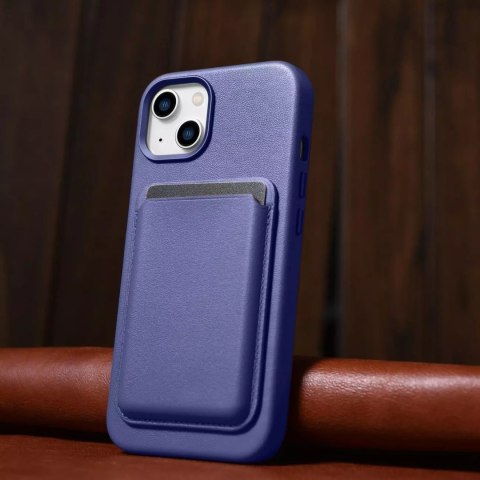 ICarer Etui na telefon iCarer Case Leather z naturalnej skóry do iPhone 14 Plus jasnofioletowy (kompatybilne z MagSafe) ICarer Etui na telefon iCarer Case Leather z naturalnej skóry do iPhone 14 Plus jasnofioletowy (kompatybilne z MagSafe)