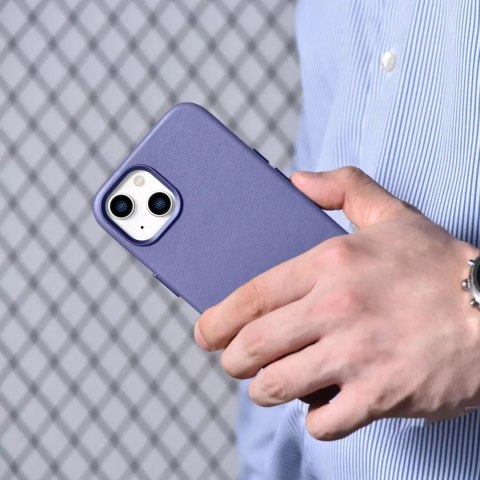 ICarer Etui na telefon iCarer Case Leather z naturalnej skóry do iPhone 14 Plus jasnofioletowy (kompatybilne z MagSafe) ICarer Etui na telefon iCarer Case Leather z naturalnej skóry do iPhone 14 Plus jasnofioletowy (kompatybilne z MagSafe)