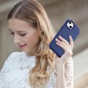 ICarer Etui na telefon iCarer Case Leather z naturalnej skóry do iPhone 14 Plus niebieski (kompatybilne z MagSafe)