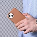 ICarer ICarer Case Leather pokrowiec etui z naturalnej skóry do iPhone 14 Plus brązowy (kompatybilne z MagSafe)
