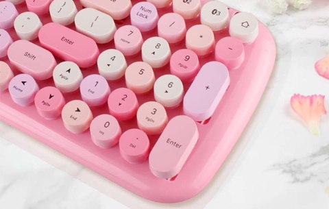MOFII Bezprzewodowa klawiatura MOFII Candy BT (różowa) MOFII Bezprzewodowa klawiatura MOFII Candy BT (różowa)