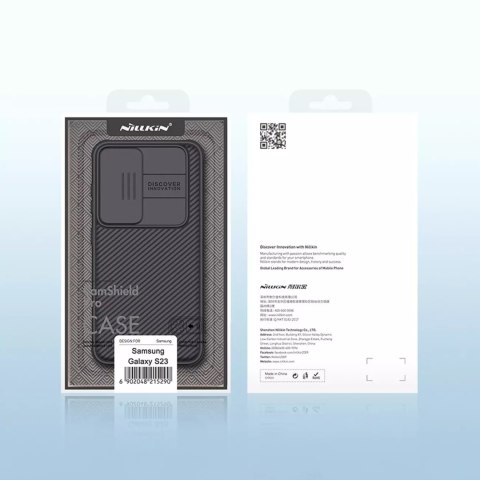 Nillkin Etui Nillkin CamShield Pro Case etui do Samsung Galaxy S23+ pokrowiec z osłoną na aparat niebieskie Nillkin Etui Nillkin CamShield Pro Case etui do Samsung Galaxy S23+ pokrowiec z osłoną na aparat niebieskie