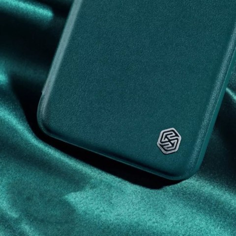 Nillkin Etui Nillkin Qin Cloth Pro Case etui do Samsung Galaxy S23+ pokrowiec z klapką osłona na aparat niebieskie Nillkin Etui Nillkin Qin Cloth Pro Case etui do Samsung Galaxy S23+ pokrowiec z klapką osłona na aparat niebieskie