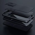 Nillkin Etui Nillkin Qin Cloth Pro Case etui do Samsung Galaxy S23+ pokrowiec z klapką osłona na aparat niebieskie