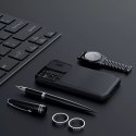 Nillkin Etui Nillkin Qin Cloth Pro Case etui do Samsung Galaxy S23+ pokrowiec z klapką osłona na aparat niebieskie