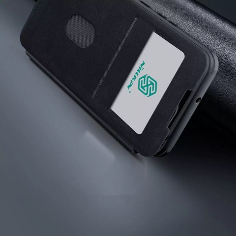 Nillkin Etui Nillkin Qin Cloth Pro Case etui do Samsung Galaxy S23+ pokrowiec z klapką osłona na aparat niebieskie Nillkin Etui Nillkin Qin Cloth Pro Case etui do Samsung Galaxy S23+ pokrowiec z klapką osłona na aparat niebieskie