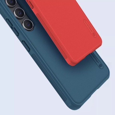 Nillkin Etui Nillkin Super Frosted Shield Pro etui do Samsung Galaxy S23+ pancerny pokrowiec + podstawka na telefon czerwone Nillkin Etui Nillkin Super Frosted Shield Pro etui do Samsung Galaxy S23+ pancerny pokrowiec + podstawka na telefon czerwone