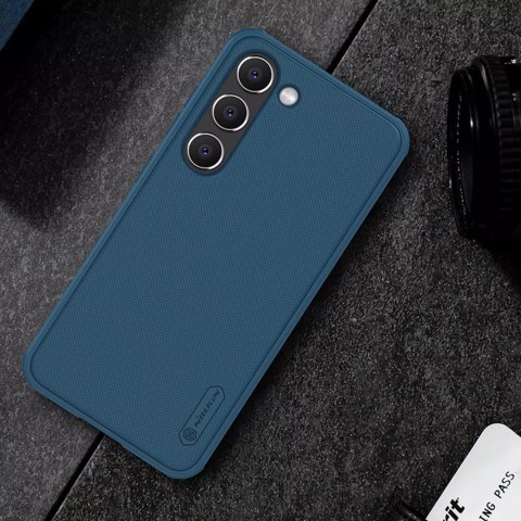 Nillkin Etui Nillkin Super Frosted Shield Pro etui do Samsung Galaxy S23+ pancerny pokrowiec + podstawka na telefon czerwone Nillkin Etui Nillkin Super Frosted Shield Pro etui do Samsung Galaxy S23+ pancerny pokrowiec + podstawka na telefon czerwone