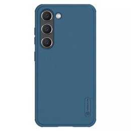 Nillkin Etui Nillkin Super Frosted Shield Pro etui do Samsung Galaxy S23+ pancerny pokrowiec + podstawka na telefon niebieskie