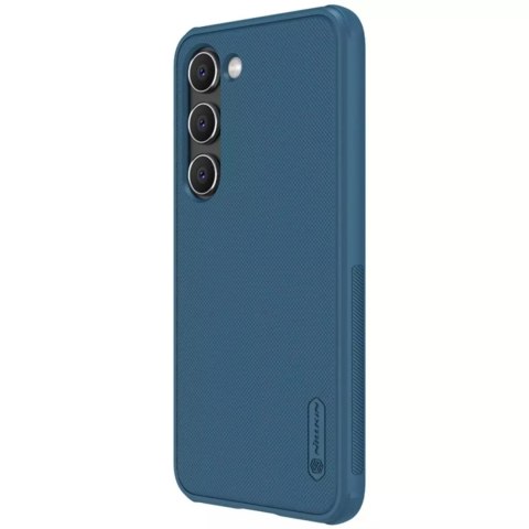 Nillkin Etui Nillkin Super Frosted Shield Pro etui do Samsung Galaxy S23+ pancerny pokrowiec + podstawka na telefon niebieskie Nillkin Etui Nillkin Super Frosted Shield Pro etui do Samsung Galaxy S23+ pancerny pokrowiec + podstawka na telefon niebieskie