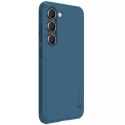 Nillkin Etui Nillkin Super Frosted Shield Pro etui do Samsung Galaxy S23+ pancerny pokrowiec + podstawka na telefon niebieskie