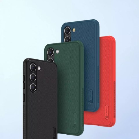 Nillkin Etui Nillkin Super Frosted Shield Pro etui do Samsung Galaxy S23+ pancerny pokrowiec + podstawka na telefon niebieskie Nillkin Etui Nillkin Super Frosted Shield Pro etui do Samsung Galaxy S23+ pancerny pokrowiec + podstawka na telefon niebieskie