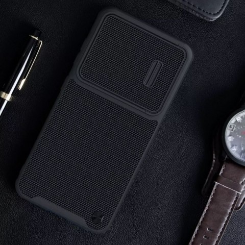 Nillkin Etui Nillkin Textured S Case etui do Samsung Galaxy S23+ pancerny pokrowiec z osłoną na aparat czarne Nillkin Etui Nillkin Textured S Case etui do Samsung Galaxy S23+ pancerny pokrowiec z osłoną na aparat czarne