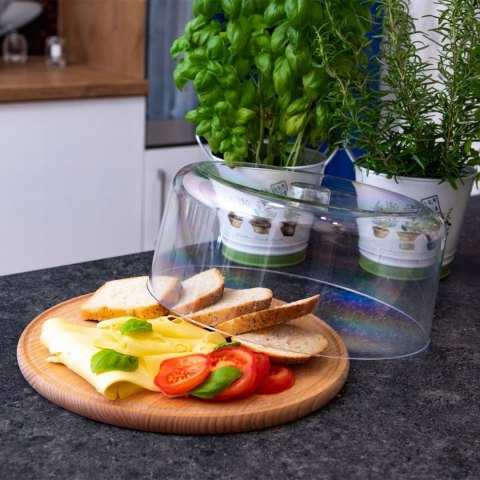 PRACTIC PATERA DREWNIANA Z KLOSZEM 30cm NA SERY CIASTO PRACTIC PATERA DREWNIANA Z KLOSZEM 30cm NA SERY CIASTO
