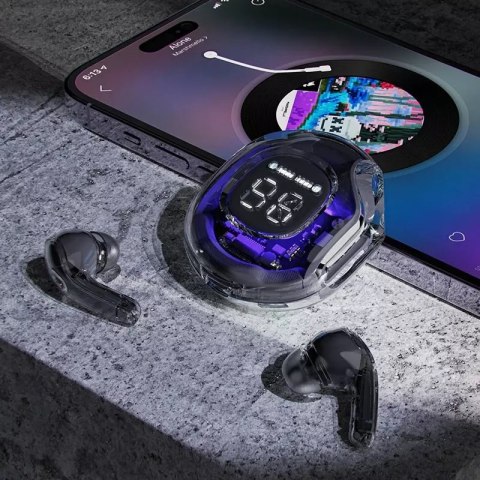 Acefast Słuchawki bezprzewodowe Acefast T8 Bluetooth TWS fioletowe Acefast Słuchawki bezprzewodowe Acefast T8 Bluetooth TWS fioletowe