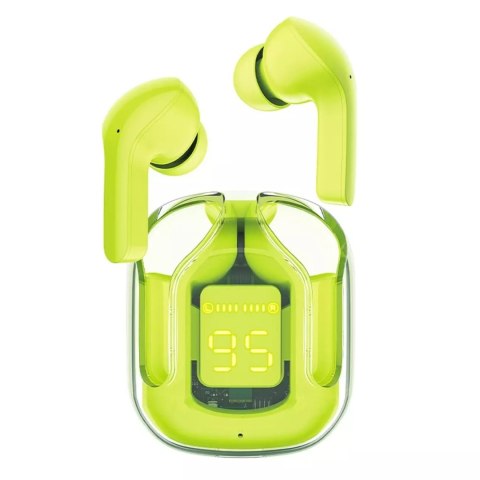 Acefast Słuchawki bezprzewodowe Acefast dokanałowe TWS Bluetooth zielony (T6 youth green) Acefast Słuchawki bezprzewodowe Acefast dokanałowe TWS Bluetooth zielony (T6 youth green)