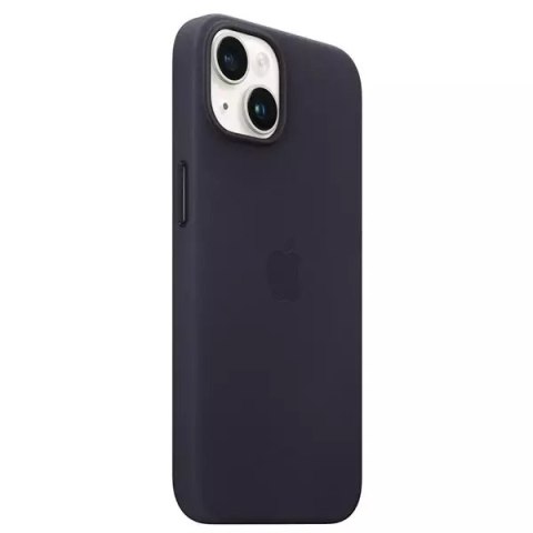 Apple Oryginalne Etui ochronne na telefon Apple MPP63ZM/A do Apple iPhone 14 6,1" atramentowy/ink Leather Case MagSafe Apple Oryginalne Etui ochronne na telefon Apple MPP63ZM/A do Apple iPhone 14 6,1" atramentowy/ink Leather Case MagSafe