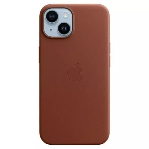 Apple Oryginalne Etui ochronne na telefon Apple MPP73ZM/A do Apple iPhone 14 6,1" umbra/umber Leather Case MagSafe Apple Oryginalne Etui ochronne na telefon Apple MPP73ZM/A do Apple iPhone 14 6,1" umbra/umber Leather Case MagSafe