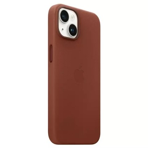 Apple Oryginalne Etui ochronne na telefon Apple MPP73ZM/A do Apple iPhone 14 6,1" umbra/umber Leather Case MagSafe Apple Oryginalne Etui ochronne na telefon Apple MPP73ZM/A do Apple iPhone 14 6,1" umbra/umber Leather Case MagSafe