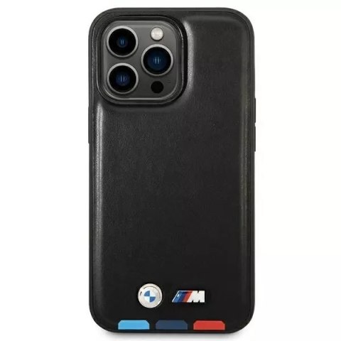 BMW Etui BMW BMHMP14X22PTDK do iPhone 14 Pro Max 6,7" Leather Stamp Tricolor Magsafe BMW Etui BMW BMHMP14X22PTDK do iPhone 14 Pro Max 6,7" Leather Stamp Tricolor Magsafe