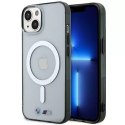 BMW Etui BMW BMHMP14SHCRS do iPhone 14 6.1" transparent hardcase Silver Ring MagSafe