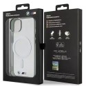 BMW Etui BMW BMHMP14SHCRS do iPhone 14 6.1" transparent hardcase Silver Ring MagSafe