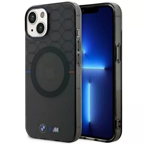 BMW Etui BMW BMHMP14SHGPK do iPhone 14 6.1" szary/grey Pattern MagSafe BMW Etui BMW BMHMP14SHGPK do iPhone 14 6.1" szary/grey Pattern MagSafe