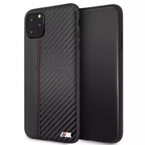 BMW Etui hardcase BMW BMHCN65MCARBK do Apple iPhone 11 Pro Max czarny/black PU Carbon BMW Etui hardcase BMW BMHCN65MCARBK do Apple iPhone 11 Pro Max czarny/black PU Carbon