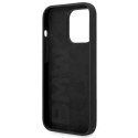 BMW Etui na telefon BMW BMHCP14LSILBK do Apple iPhone 14 Pro 6,1" czarny/black Silicone Metal Logo