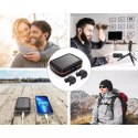 Choetech Słuchawki bezprzewodowe Choetech TWS wodoodporne z panelem słonecznym i wbudowanym powerbankiem 2500mAh czarny (BH-T05)