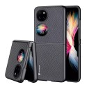Dux Ducis Dux Ducis Fino etui pokrowiec pokryty nylonowym materiałem Huawei P50 Pocket czarny