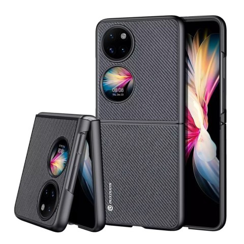 Dux Ducis Dux Ducis Fino etui pokrowiec pokryty nylonowym materiałem Huawei P50 Pocket czarny Dux Ducis Dux Ducis Fino etui pokrowiec pokryty nylonowym materiałem Huawei P50 Pocket czarny