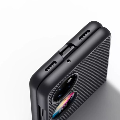 Dux Ducis Dux Ducis Fino etui pokrowiec pokryty nylonowym materiałem Huawei P50 Pocket czarny Dux Ducis Dux Ducis Fino etui pokrowiec pokryty nylonowym materiałem Huawei P50 Pocket czarny