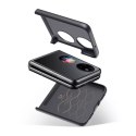 Dux Ducis Dux Ducis Fino etui pokrowiec pokryty nylonowym materiałem Huawei P50 Pocket czarny