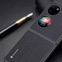 Dux Ducis Dux Ducis Fino etui pokrowiec pokryty nylonowym materiałem Huawei P50 Pocket czarny