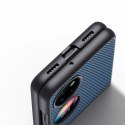 Dux Ducis Dux Ducis Fino etui pokrowiec pokryty nylonowym materiałem Huawei P50 Pocket niebieski