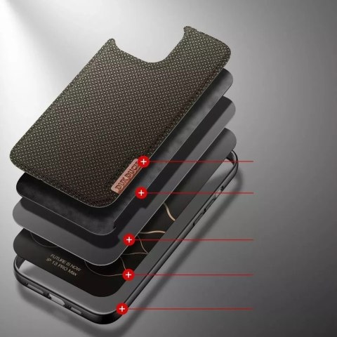 Dux Ducis Dux Ducis Fino etui pokrowiec pokryty nylonowym materiałem iPhone 13 Pro Max zielony Dux Ducis Dux Ducis Fino etui pokrowiec pokryty nylonowym materiałem iPhone 13 Pro Max zielony