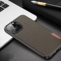 Dux Ducis Dux Ducis Fino etui pokrowiec pokryty nylonowym materiałem iPhone 13 Pro Max zielony