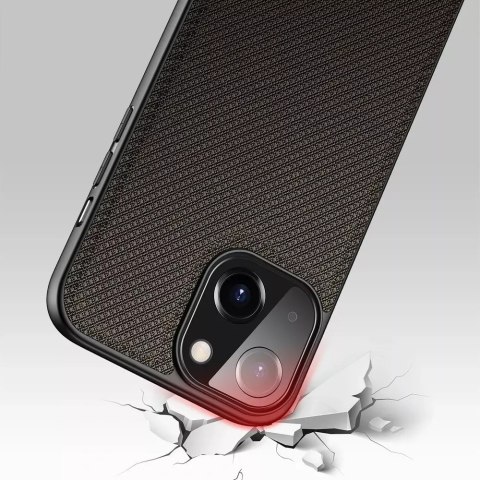 Dux Ducis Dux Ducis Fino etui pokrowiec pokryty nylonowym materiałem iPhone 13 mini zielony Dux Ducis Dux Ducis Fino etui pokrowiec pokryty nylonowym materiałem iPhone 13 mini zielony