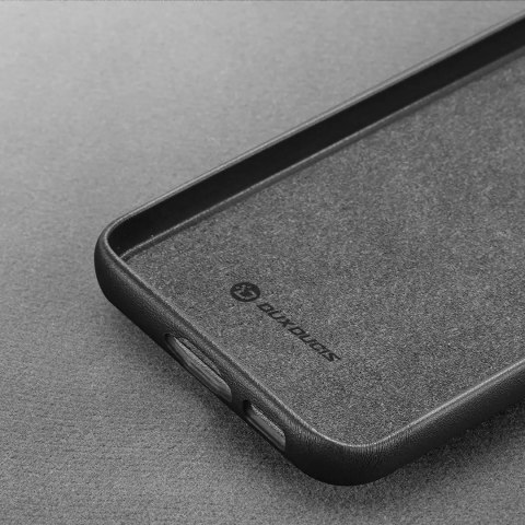 Dux Ducis Dux Ducis Grit etui Samsung Galaxy S23+ elegancki pokrowiec ze sztucznej skóry MagSafe czarne Dux Ducis Dux Ducis Grit etui Samsung Galaxy S23+ elegancki pokrowiec ze sztucznej skóry MagSafe czarne