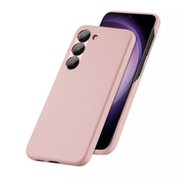 Dux Ducis Dux Ducis Grit etui Samsung Galaxy S23 elegancki pokrowiec ze sztucznej skóry MagSafe różowe