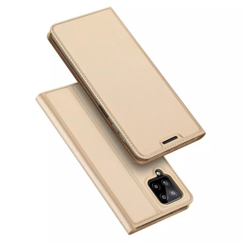 Dux Ducis Dux Ducis Skin Pro kabura etui pokrowiec z klapką Samsung Galaxy A22 4G złoty Dux Ducis Dux Ducis Skin Pro kabura etui pokrowiec z klapką Samsung Galaxy A22 4G złoty