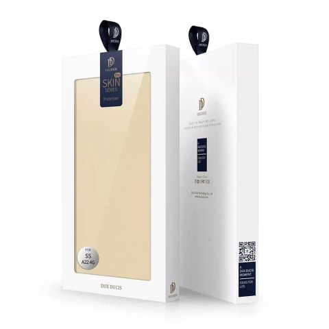 Dux Ducis Dux Ducis Skin Pro kabura etui pokrowiec z klapką Samsung Galaxy A22 4G złoty Dux Ducis Dux Ducis Skin Pro kabura etui pokrowiec z klapką Samsung Galaxy A22 4G złoty