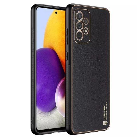 Dux Ducis Dux Ducis Yolo eleganckie etui pokrowiec ze skóry ekologicznej Samsung Galaxy A72 4G czarny Dux Ducis Dux Ducis Yolo eleganckie etui pokrowiec ze skóry ekologicznej Samsung Galaxy A72 4G czarny