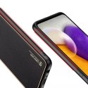 Dux Ducis Dux Ducis Yolo eleganckie etui pokrowiec ze skóry ekologicznej Samsung Galaxy A72 4G czarny