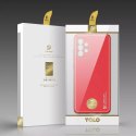 Dux Ducis Dux Ducis Yolo eleganckie etui pokrowiec ze skóry ekologicznej Samsung Galaxy A72 4G czerwony
