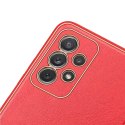 Dux Ducis Dux Ducis Yolo eleganckie etui pokrowiec ze skóry ekologicznej Samsung Galaxy A72 4G czerwony